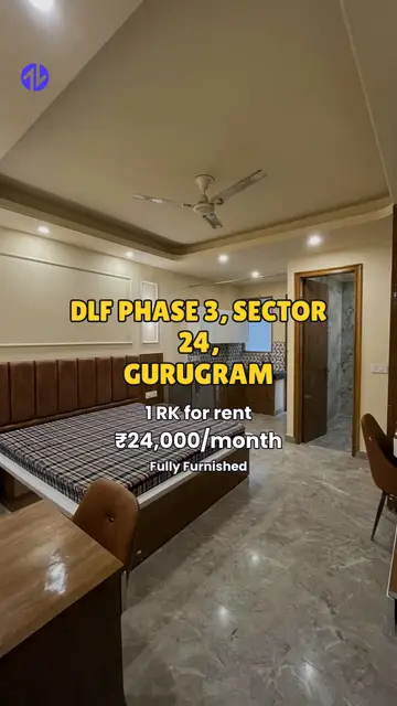 First frame of 1RK in Dlf phase 3, Sector 24, Gurugram property Reel