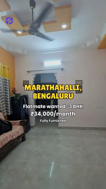 First frame of 3BHK in Marathahalli, Bengaluru property Reel