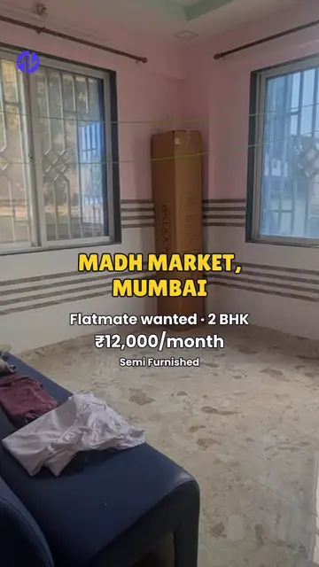 First frame of 2BHK in Madh market, Mumbai property Reel