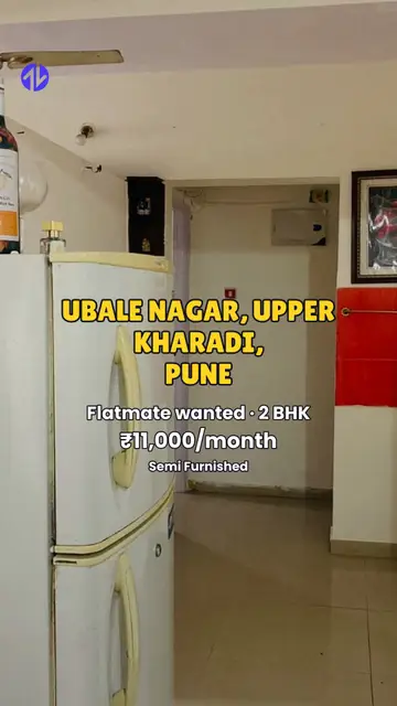 First frame of 2BHK in Ubale Nagar, Upper Kharadi, Pune property Reel