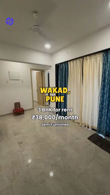 First frame of 3BHK in Wakad, Pune property Reel