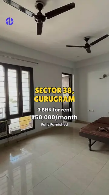 First frame of 3BHK in Sector 38, Gurugram property Reel