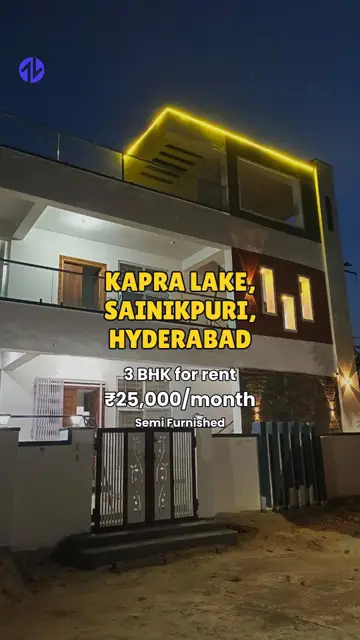 First frame of 3 BHK Independent House property Reel