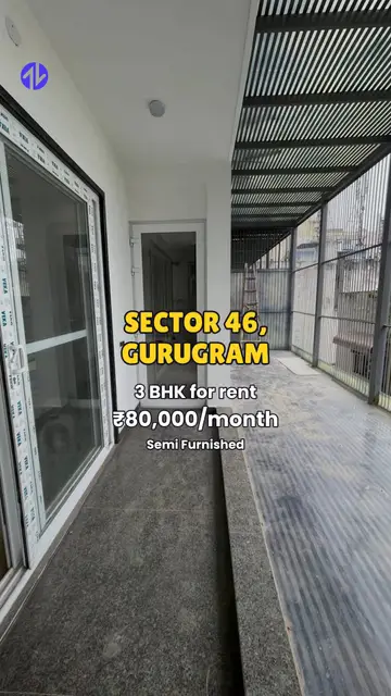 First frame of 3BHK in SECTOR 46, Gurugram property Reel