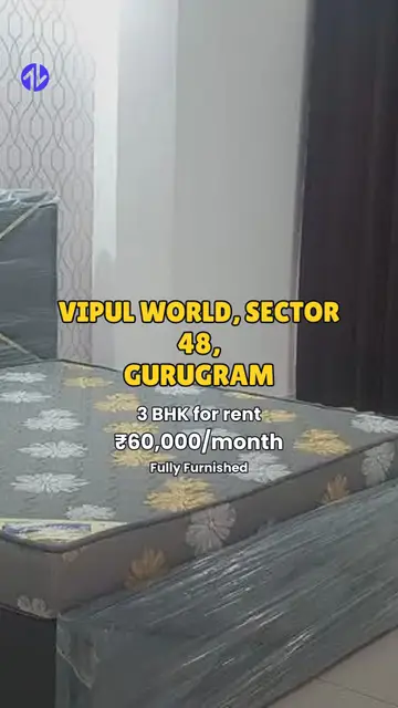 First frame of 3BHK in Vipul World, Sector 48, Gurugram property Reel