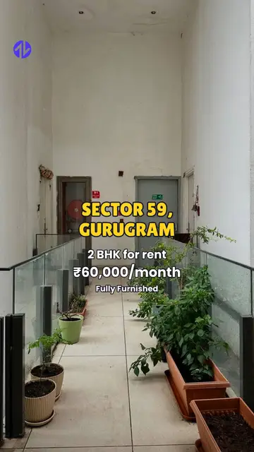 First frame of 2BHK in Sector 59, Gurugram property Reel