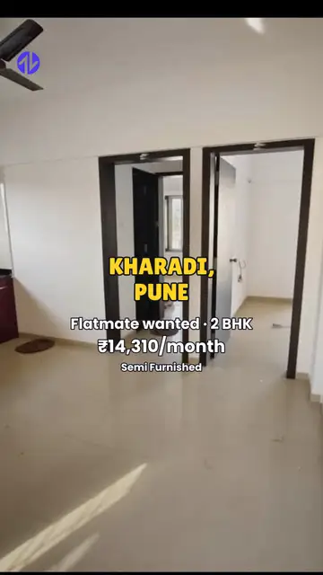 First frame of 2BHK in Kharadi, Pune property Reel