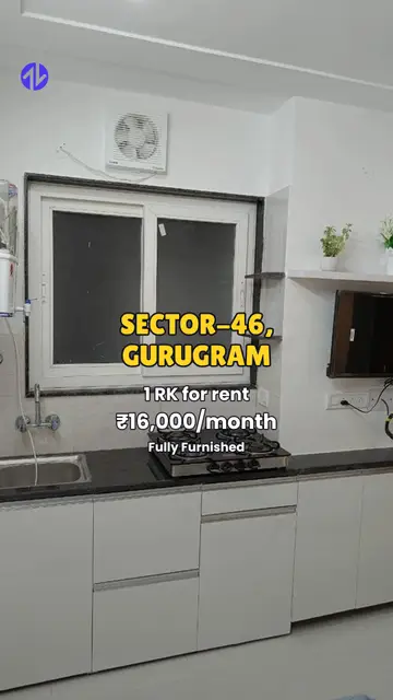 First frame of 1RK in Sector-46, Gurugram property Reel