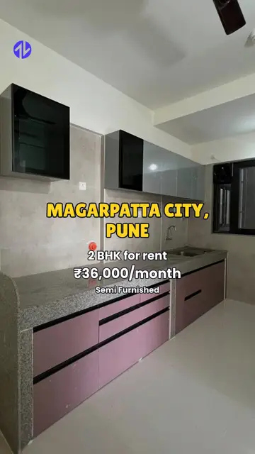 First frame of 2BHK in Magarpatta City, Pune property Reel