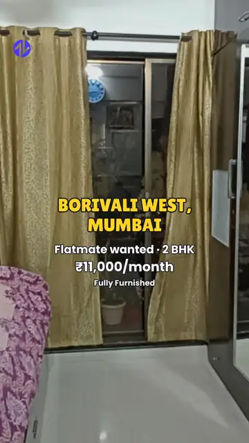 First frame of 2BHK in Borivali west, Mumbai property Reel