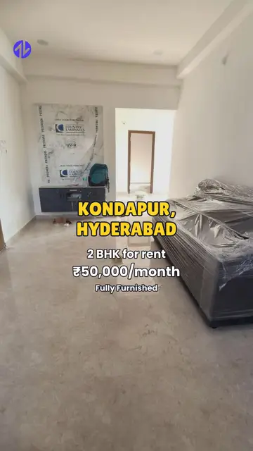 First frame of 2BHK in Kondapur, Hyderabad property Reel