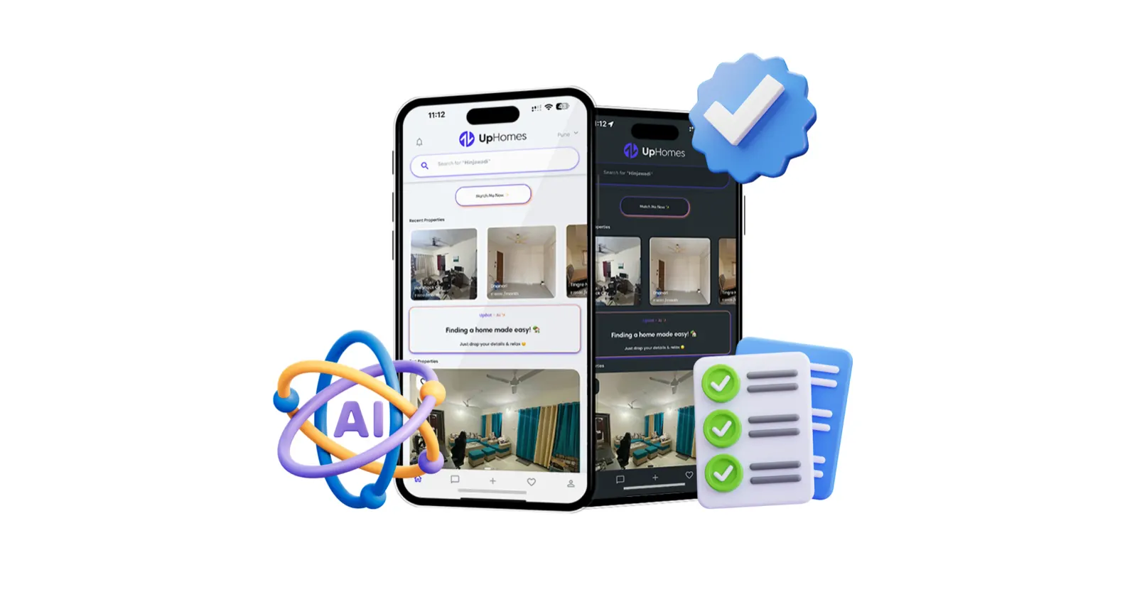 Explore matching homes instantly